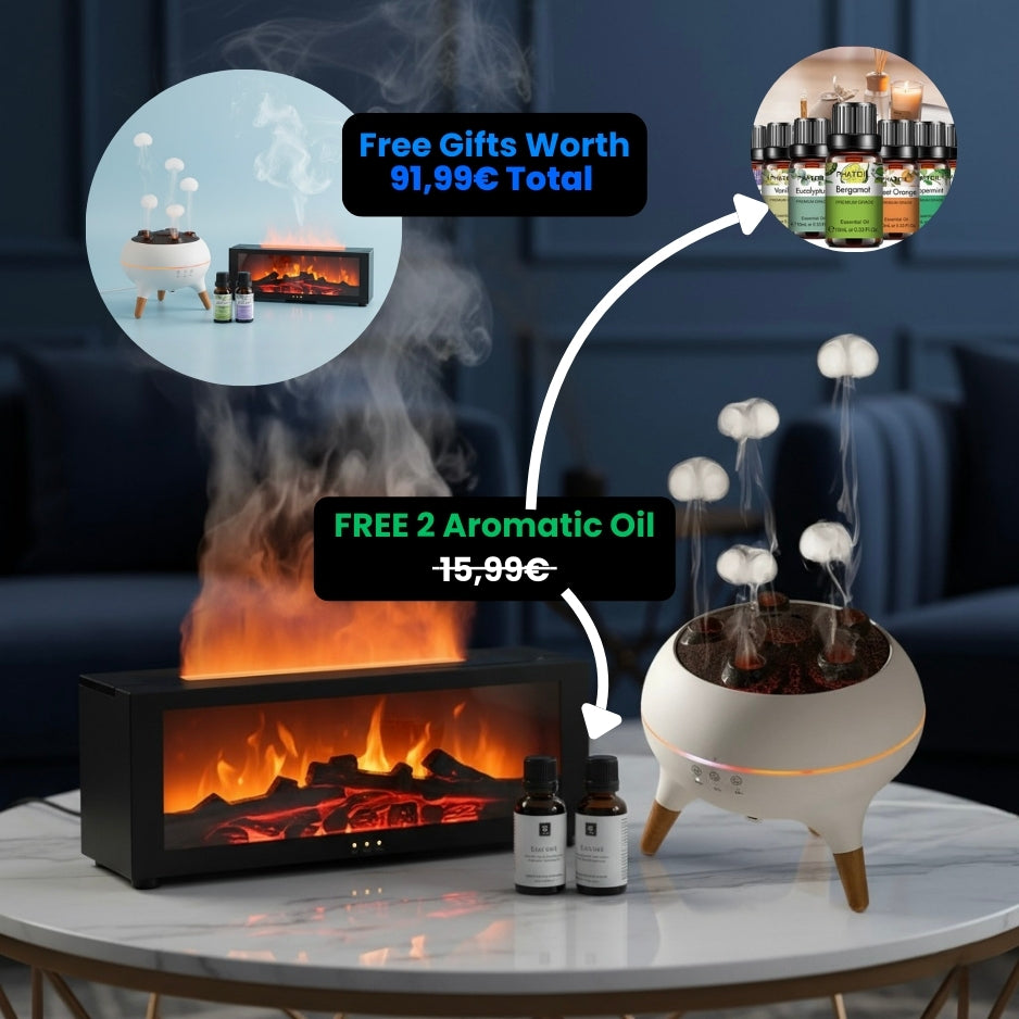 Breezeade™ Double Diffuser Bundle + 2 Free Aroma Oils Breezeade